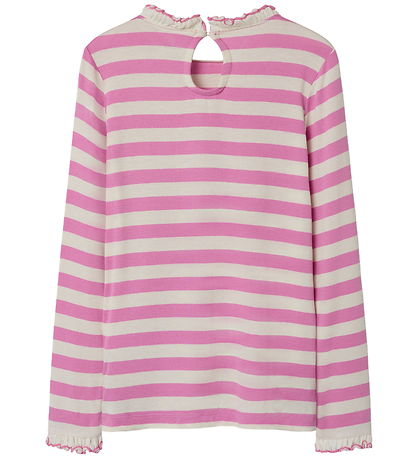 Name It Bluse - NkfPrakula - Fuchsia Pink/Bright White
