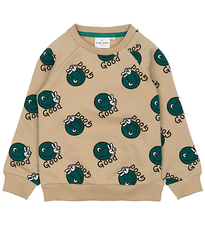 The New Siblings Sweatshirt - TnstPhil - Humus m. Smileys