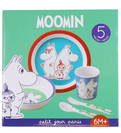 Petit Jour Paris Spisesæt - 5 Dele - Moomin