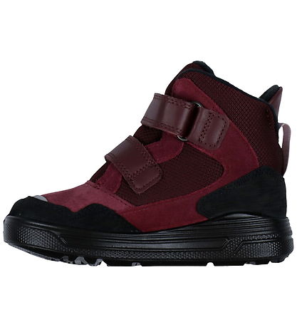 Ecco Vinterstøvler - Urban Snow K Mid - Black/Red Plum/Dark Ruby
