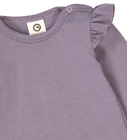 Müsli Body l/æ - Cozy Me Frill - Lilac Fog