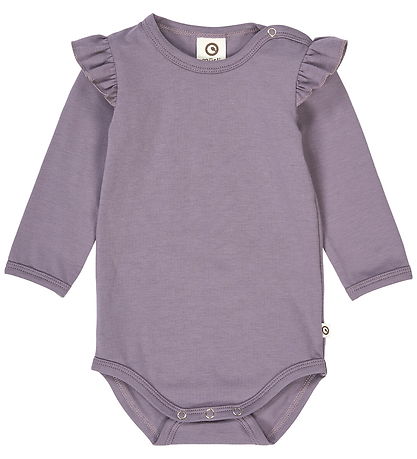 Müsli Body l/æ - Cozy Me Frill - Lilac Fog