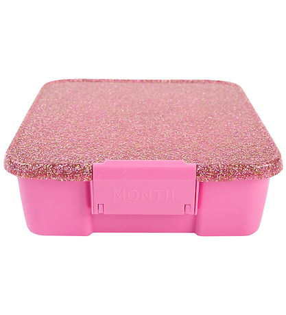MontiiCo Madkasse m. 5 rum - Bento Five - 980 ml - Floss Glitter
