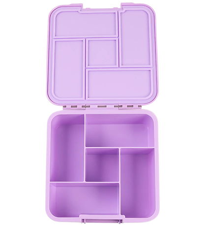 MontiiCo Madkasse m. 5 rum - Bento Five - 980 ml - Lilac