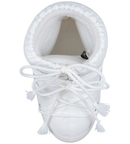 Moon Boot Vinterstøvler - Icon Low Nylon - White Mono