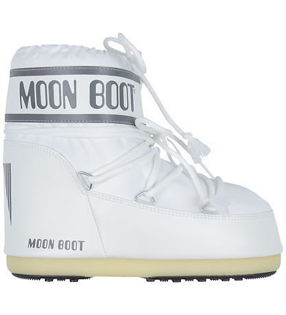 Moon Boot Vinterstøvler - Icon Low Nylon - White Mono