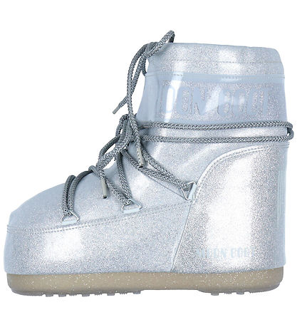 Moon Boot Vinterstøvler - Icon Low Glitter - Silver