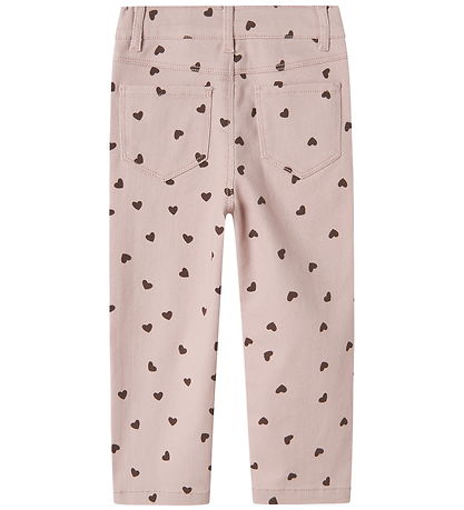 Name It Bukser - NmfRose - Burnished Lilac/HEART