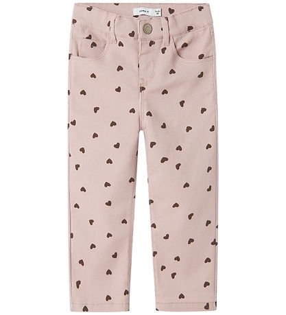 Name It Bukser - NmfRose - Burnished Lilac/HEART