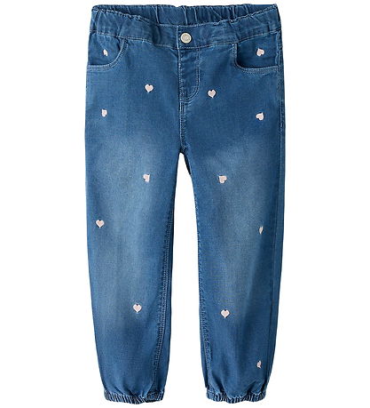 Name It Jeans - NmfRose - Dark Blue Denim/HEARTS EMB