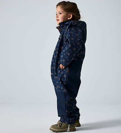 Name It SoftShelldragt m. Fleece - NmfAlfao - Spellbound/Bouguet