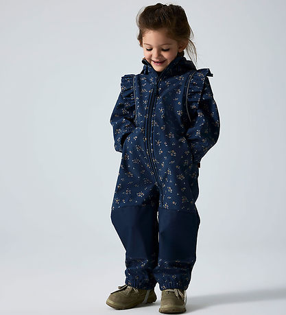 Name It SoftShelldragt m. Fleece - NmfAlfao - Spellbound/Bouguet