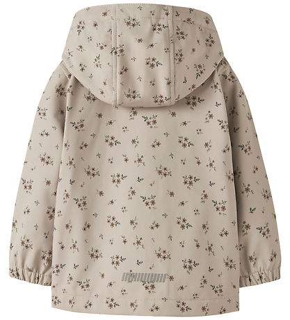 Name It SoftShelljakke m. Fleece - NmfAlfao - Pure Cashmere/Bouq