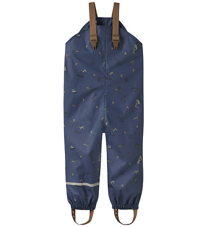 Name It Regntøj m. Fleece - NmmDry10 - Vintage Indigo