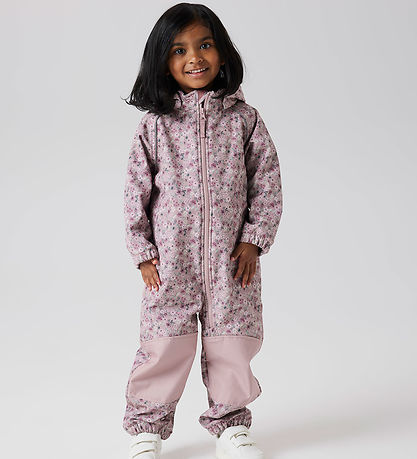 Name It SoftShelldragt m. Fleece - Noos - NmfAlfa - Woodrose/Blo