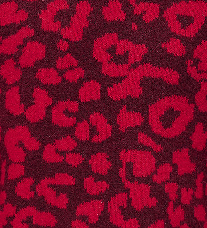 Kids Only Bluse - Uld - Strik - KogDora - Cabernet/Salsa Leo