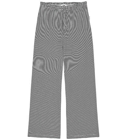 mads Nørgaard Bukser - Rib - Stripe Verona - Black/Vanilla Ice