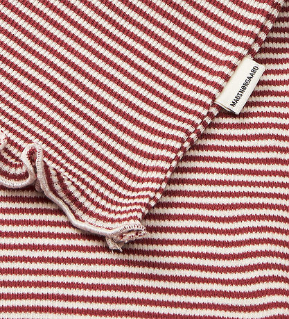Mads Nørgaard T-shirt - Stripe Tiki - Winery/Vanilla Ice