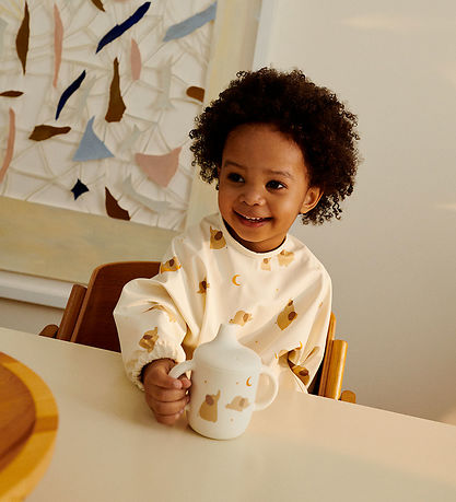 Liewood Kop m. Tud - Neil Sippy Cup - Silikone - Elephant/Creme 