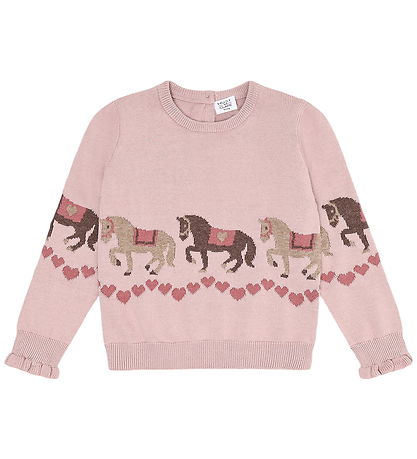Hust and Claire Bluse - Strik - Pani Horse - Adobe Rose