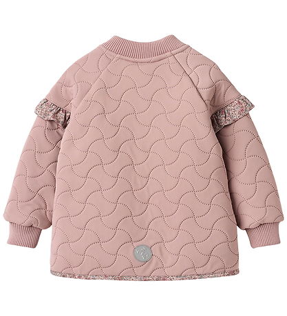 Wheat Termojakke m. Fleece - Ellas - Warm Rose m. Blomster