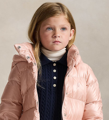 Polo Ralph Lauren Dunfrakke - Celia - Hint Of Pink Metallic