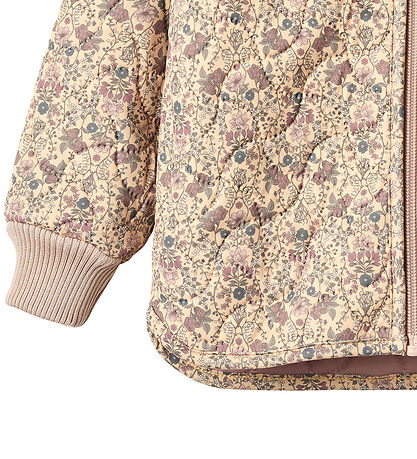 Wheat Termojakke - Loui - Mellow Peach Tapestry