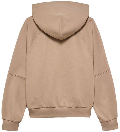 Tommy Hilfiger Hættetrøje - Tonal Chest - Malted Milk