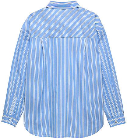 Tommy Hilfiger Skjorte - Stripe - Light Powdery Blue Stripes