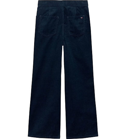 Tommy Hilfiger Fløjlsbukser - Mabel - Dark Night Navy