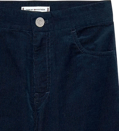 Tommy Hilfiger Fløjlsbukser - Mabel - Dark Night Navy