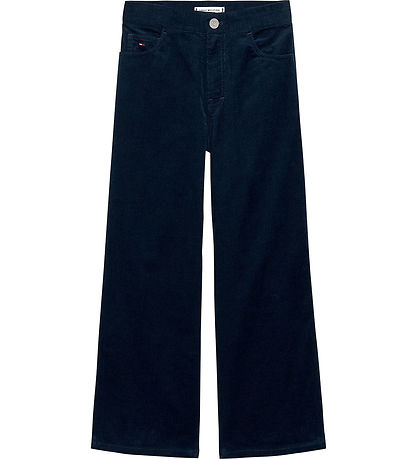 Tommy Hilfiger Fløjlsbukser - Mabel - Dark Night Navy