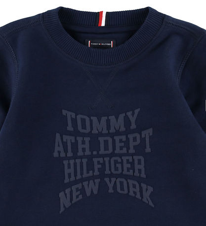Tommy Hilfiger Sweatshirt - Athletic Varsity - Dark Night Navy