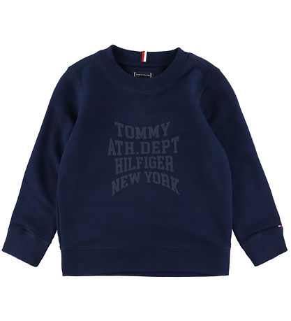 Tommy Hilfiger Sweatshirt - Athletic Varsity - Dark Night Navy