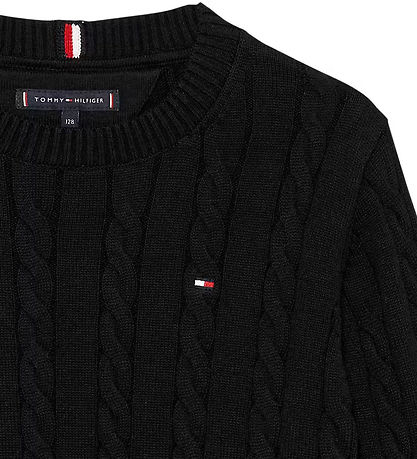 Tommy Hilfiger Bluse - Strik - Sort