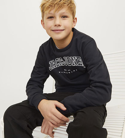 Jack & Jones Sweatshirt - JjeCaleb - Black