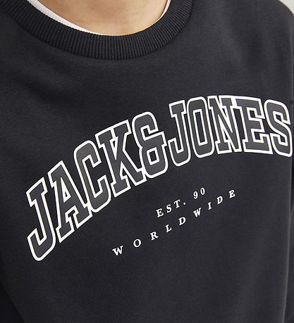 Jack & Jones Sweatshirt - JjeCaleb - Black