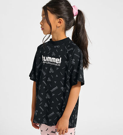 Hummel T-shirt - HmlJR Dance - Black/Ebony