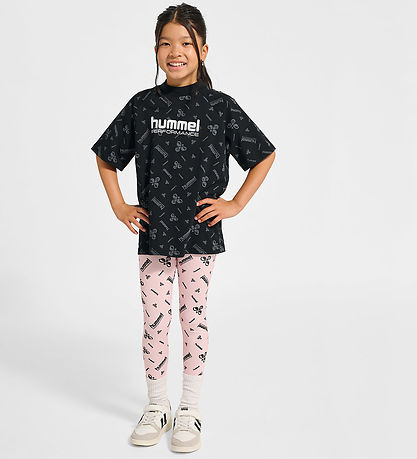 Hummel T-shirt - HmlJR Dance - Black/Ebony
