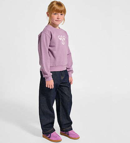 Hummel Sweatshirt - HmlJR Musse - Lavender Mist/Glitter