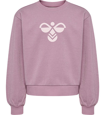 Hummel Sweatshirt - HmlJR Musse - Lavender Mist/Glitter