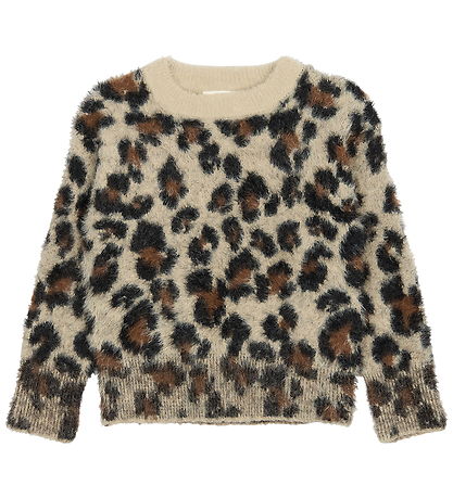 The New Bluse - Strik - TnPamilla - Feather Gray AOP