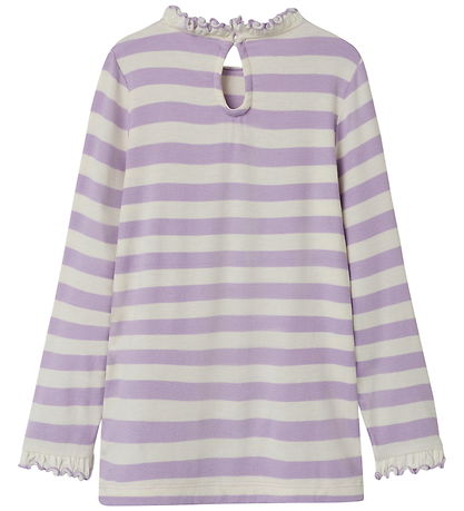 Name It Bluse - NmfPrakula - Lavendula/Bright White