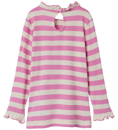 Name It Bluse - NmfPrakula - Fuchsia Pink/Bright White