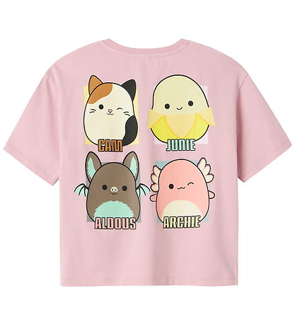 Name It T-shirt - NkfMomi Squishmallows - Cameo Pink