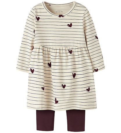 Name it Kjole - NbfVandora - Summer Sand/Fig