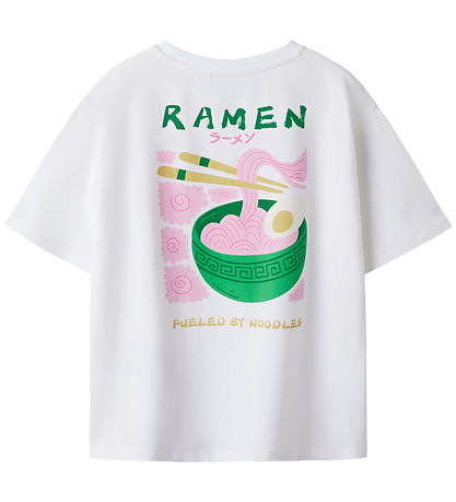 Name It T-shirt - NkfFannie - Bright White/Ramen