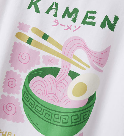 Name It T-shirt - NkfFannie - Bright White/Ramen