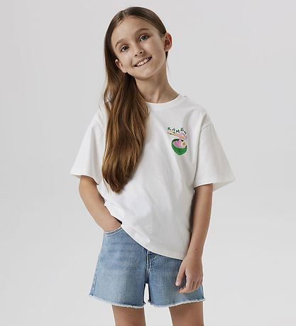 Name It T-shirt - NkfFannie - Bright White/Ramen