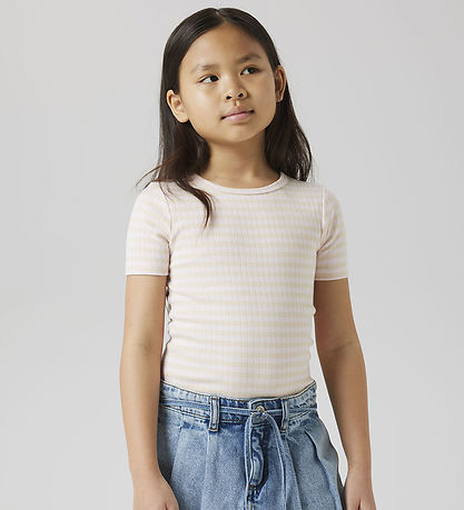 Name It T-shirt - Rib - NkfSuraja - Ballerina/Sun Kiss